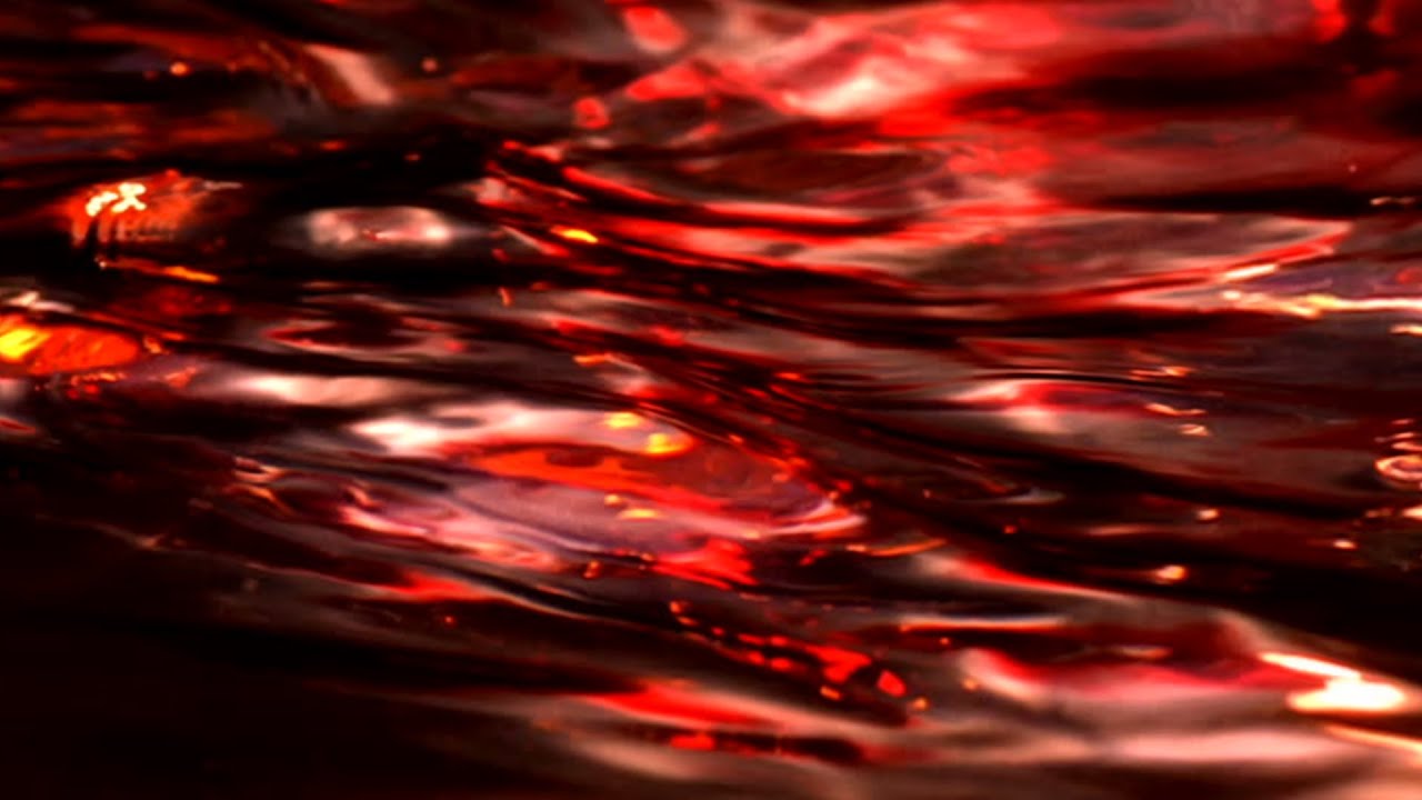 Красная вода видео. Красная вода. Красный фон вода. Красно оранжевая вода.