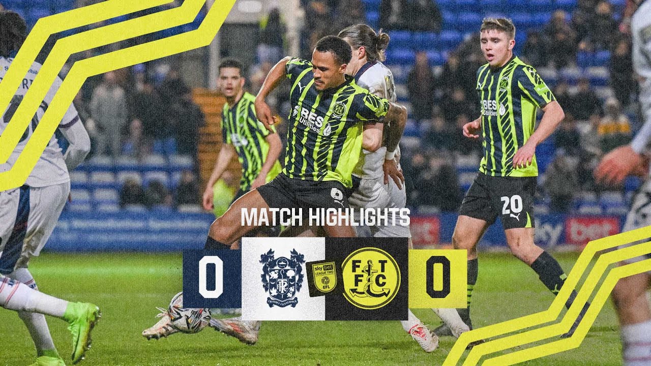 Match Highlights | Tranmere Rovers 0-0 Town | Sky Bet League Two - YouTube