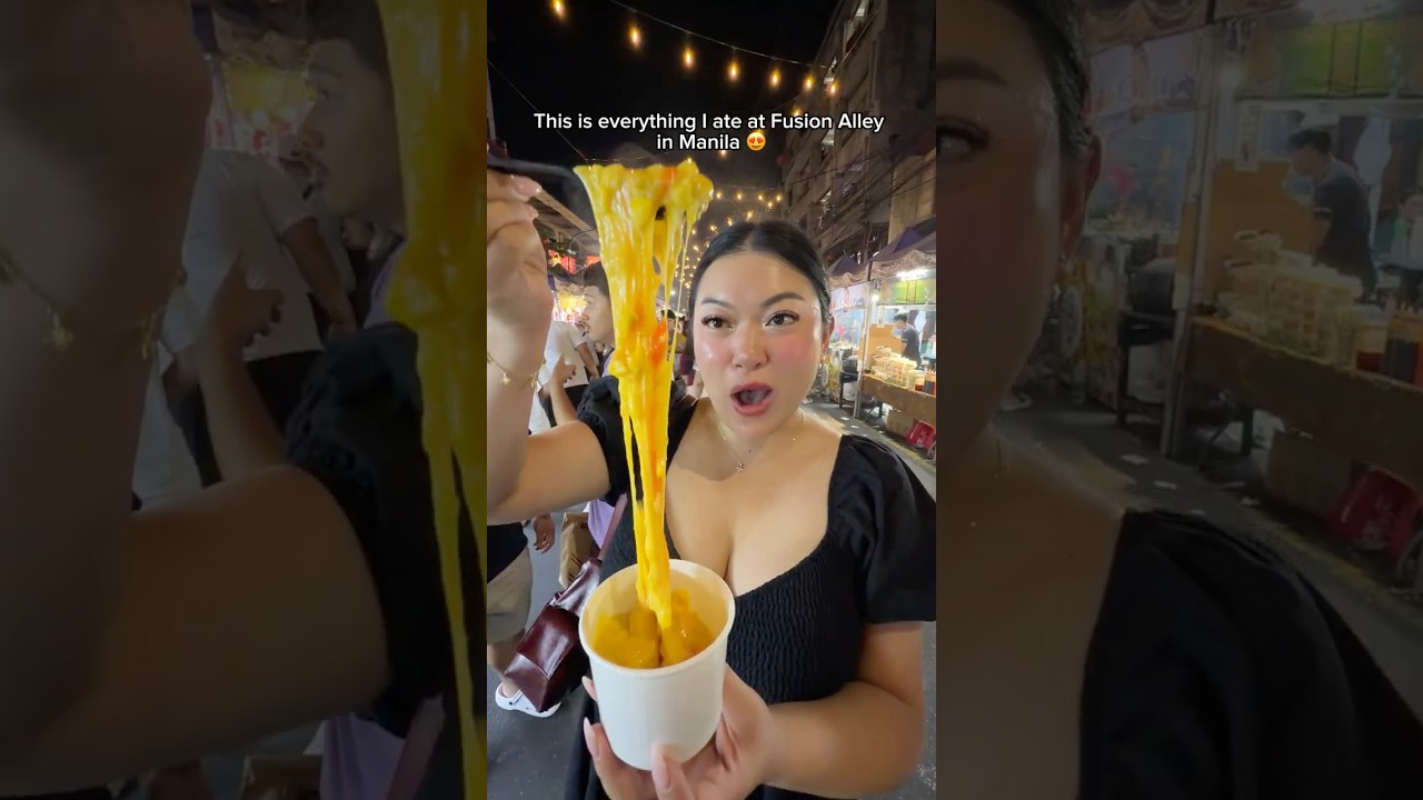 Everything I ate at Fusion Alley in Manila! 🧀🔥
