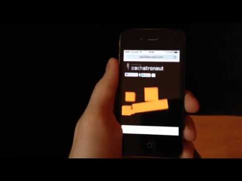 Safari accelerometer