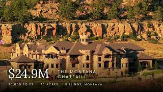 Inside The Montana Chateau | A $24.9M, 30,000 Sq Ft Estate on 70 Acres in Billings, Montana
