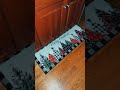 Christmas decorative rugs can transform your kitchen instantly into the holiday spirit