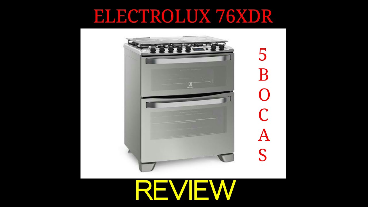 Fogão Electrolux 76XDR - 5 BOCAS - YouTube