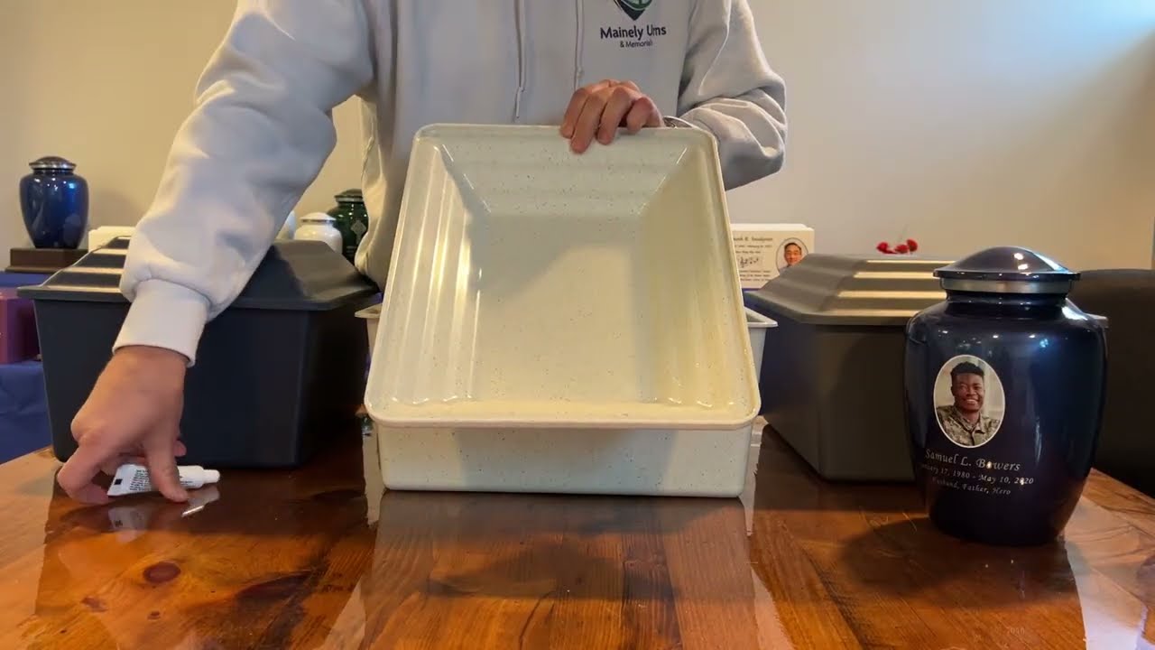 Securing an Urn Vault Lid