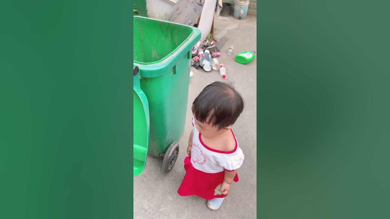 She throw up the garbage in the garbage can🥰 YouTube