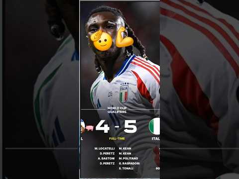 إيطاليا تنصر على ورق الحمام في تصفيات كأس العالم 2026 تصفيات كاس العالم ايطاليا ابو الوحيد
