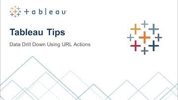 Tableau Tips - Data Drill Down with URL Actions