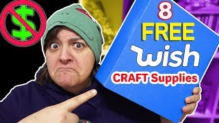 I ORDERED 8 FREE ART CRAFT SUPPLIES FROM WISH - Dope or Nope?