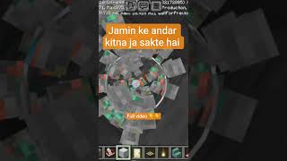 🌍 Ground se bottom tak survival digging #minecraft #earth #challenge