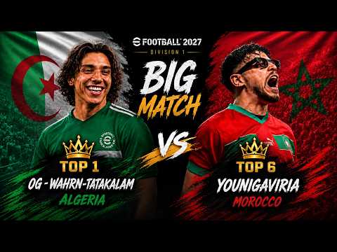 OG (Top 1) vs Youni (Top 6) | eFootball 2027 Division 1