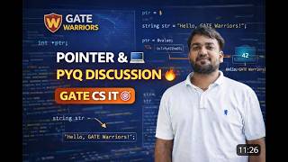 PYQ'S DISCUSSION PART 1 || POINTER AND STRINGS || GATE WORRIORS || GATE CS IT || GW