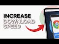 كيفية زيادة سرعة التنزيل على متصفح كروم 