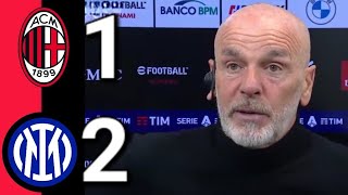 MILAN-INTER 1-2, PIOLI: MANCATO UN PIZZICO DI FORTUNA. STO BENE QUI, ANCHE INZAGHI L'ANNO SCORSO...