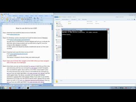 How to use Ant to run JCAT