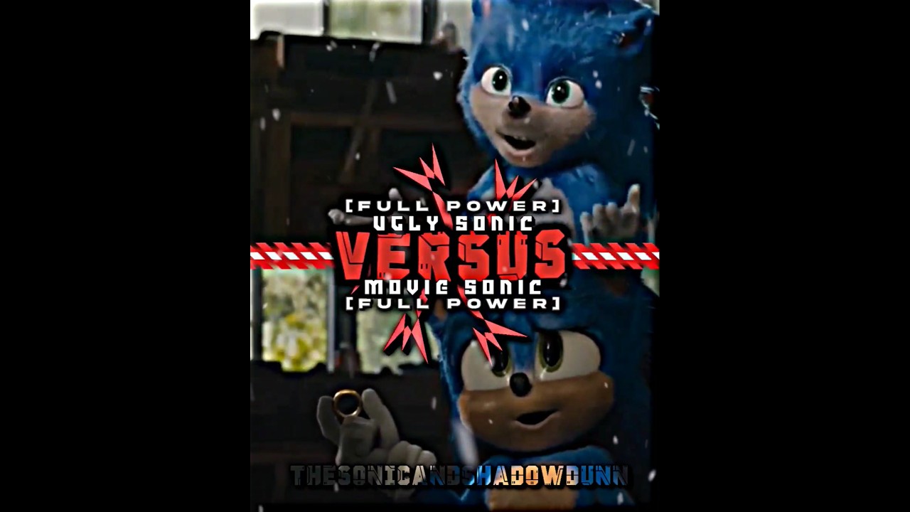 Ugly Sonic Vs Movie Sonic 