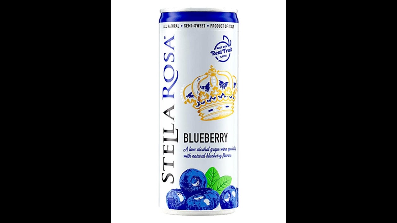 Trying Canned Blueberry Stella Rosa Wine & Christmas Wine YouTube