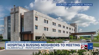 Rumah sakit mengangkut tetangga ke pertemuan layanan kesehatan Clarksville