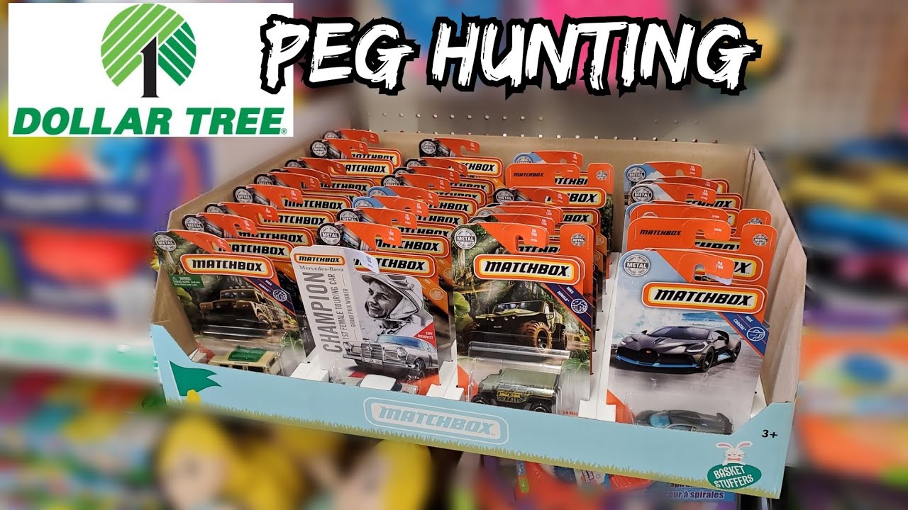 Matchbox Peg Hunting Diecast Tray Dollar Tree YouTube