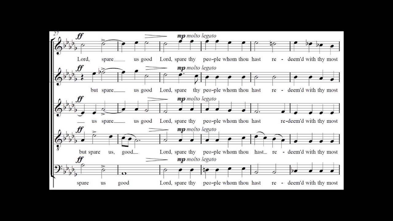 Purcell - Remember not, Lord, our offences