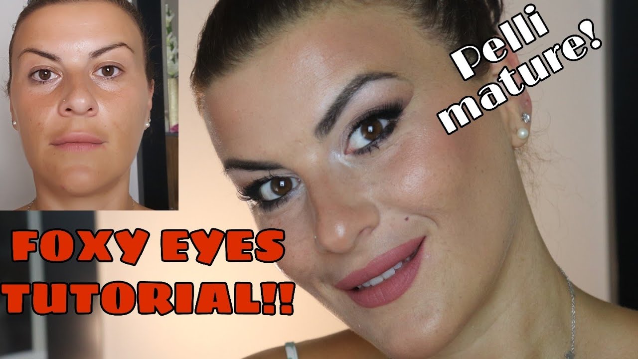 foxy eyes occhi incappucciati e non!! TUTORIAL FACILISSIMO!