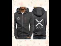 2025 Spring Autumn Men's Cryptocurrency Ripple XRP Logo Hoodie