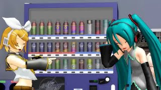 Mmd Miku Vs Rin Drink Contest