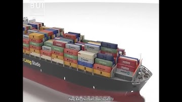 Đây là cách xếp container trên tàu chở hàng