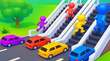 Shape Shifting 🏃‍♂️🚗🚲 – All Levels Gameplay Walkthrough (Android/iOS | Max Level) Ep006