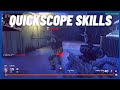 Near death QUICKSCOPE SKILLS!! #Shorts