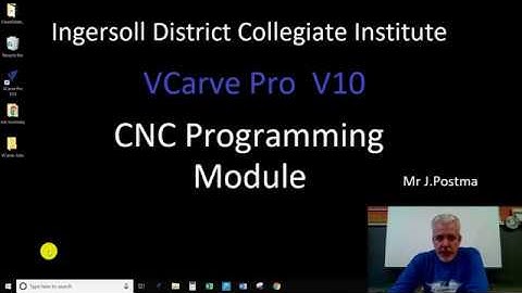 Module1 - Carving Text and Basic Toolpaths with Vcarve Pro v10