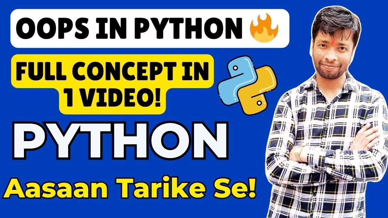 Python OOPs Explained in Hindi π₯ | Class, Object, Method, Real Life ...