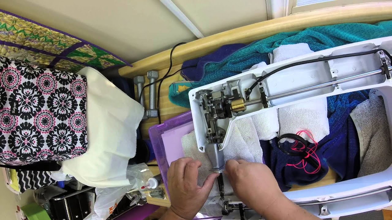 Handi Quilter Avante 18 hook timing..... DIY YouTube