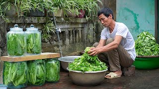 Peaceful life in the countryside, preserving vegetables using time-honored methods | Country Life