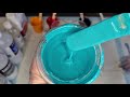 #904 Acrylic Flip Cup Pour Using Global Pouring Medium And Treadmill Silicone For Cells