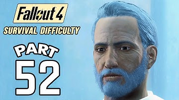 Fallout 4 Survival Difficulty SNIPER Walkthrough - Part 52 Institutionalized 1080p 60FPS