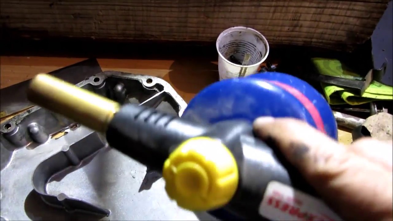 Carter Oil Pan Repair With Easy Weld Reparation Carter Sans Tig Youtube