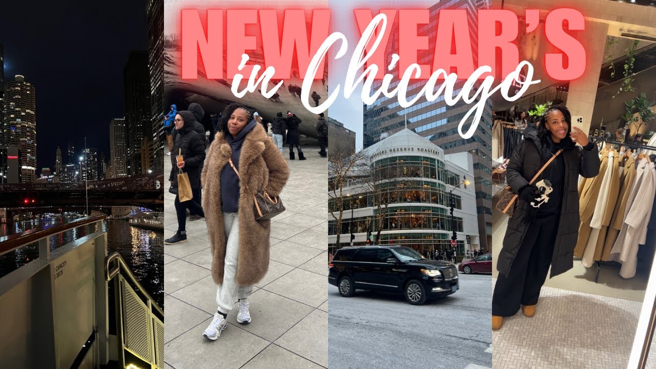 Chicago Vlog: NYE 2026, DOES CHICAGO HAVE THE BEST FOOD, CITY VIEWS, BOAT TOUR, BOOK THE TRIP ✈️ 