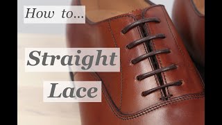 How To Lace Dress Shoes || Straight Lacing || Men's Footwear Style Tips screenshot 5