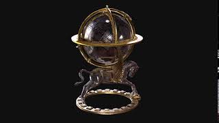 Celestial Globe with Clockwork - AMC: Art Hunt Challenge