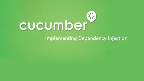 18. Cucumber Framework || BDD || Implementing Dependency Injection.