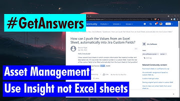GetAnswers - Use Insight not Excel
