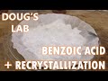 Benzoic Acid, Recrystallization, and Solubility vs pH