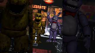 #fnaf  Golden Freddy VS Freddy's shadow