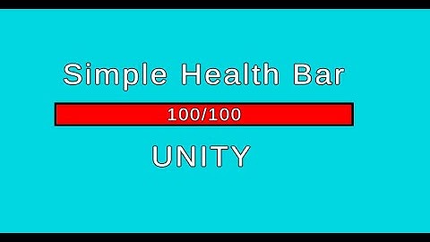 Unity Health Bar 3D/2D Tutorial