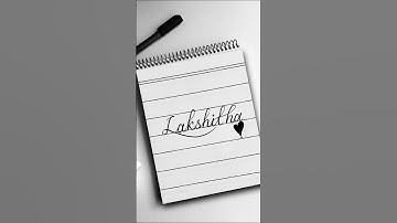 Mesmerizing🌼 calligraphy signature of -