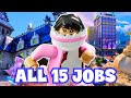 I try working ALL 15 jobs in LEGO Fortnite Brick Life! 🏙️ @LEGOFortnite #EpicPartner