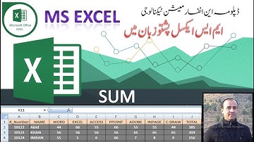 MS Excel Basic Table Formatting and sum formula #iqbalvirtualacademy #ditcourse