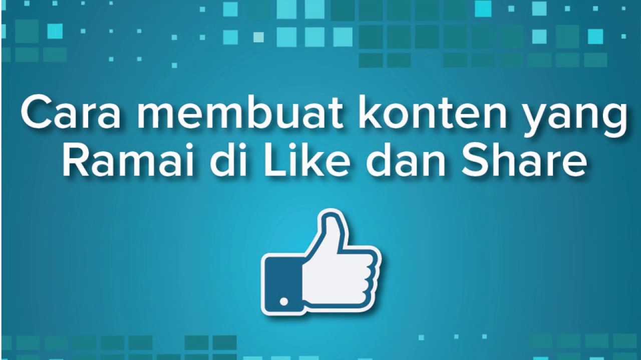 Cara Membuat Konten di Facebook Yang Ramai Like - YouTube