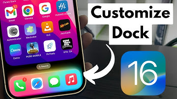How To Customize iPhone Dock Easy | Change iPhone Dock Color