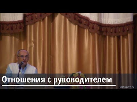 Торсунов О.Г. Отношения с руководителем